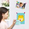 Magnetic Whiteboard Accessories 4Pcs 3D Ladybug Refrigerator Magnet, Mini Ladybird Resin Fridge Magnet Decorative Memo Note Holder for Kitchen Office