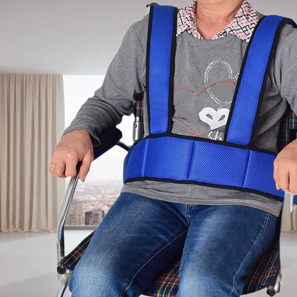 Adjustable Straps Wheelchair Safety Belt Breathable Mesh Elderly Seat Belt Elderly Patients