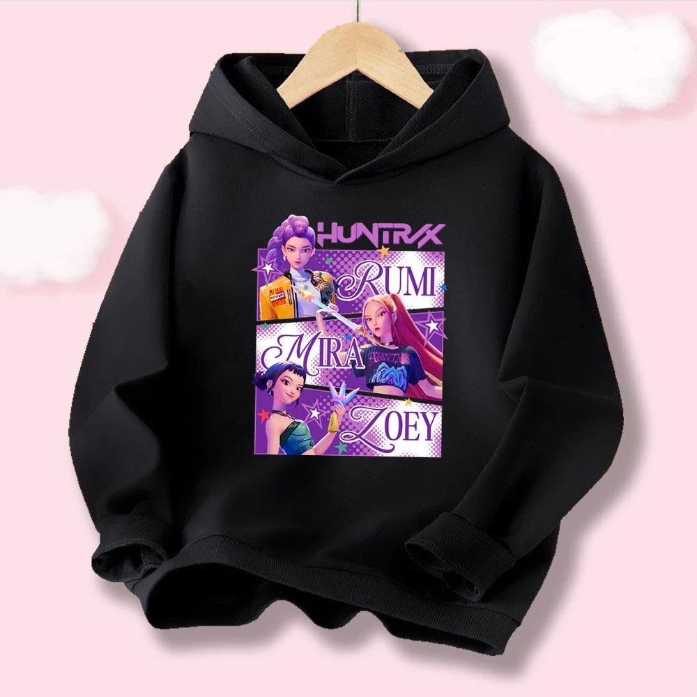 

2025 Аниме K-Pop Девушки Ведьмак Толстовки Харадзюку Хип-Хоп Толстовки Спортивная одежда Девочки Детская Гравировка Спортивная одежда Мода 100