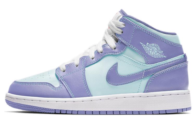Jordan 1 Mid GS Purple Pulse 554725-500 36