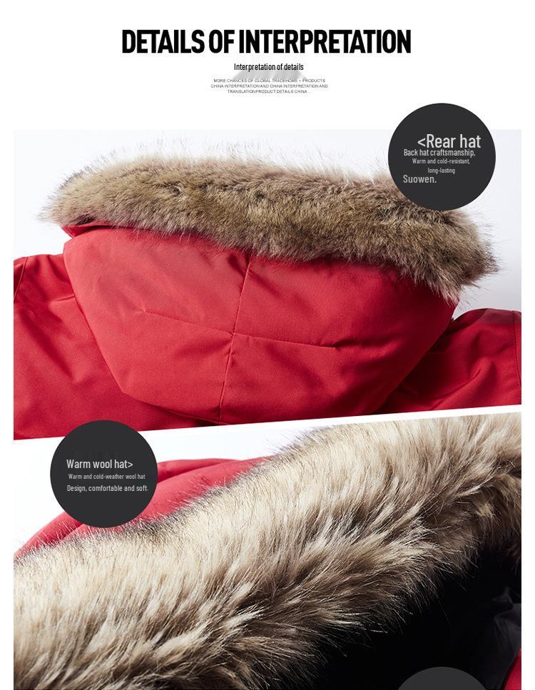Canadian Winter Plus Size Thick Hooded Cotton Jacket
