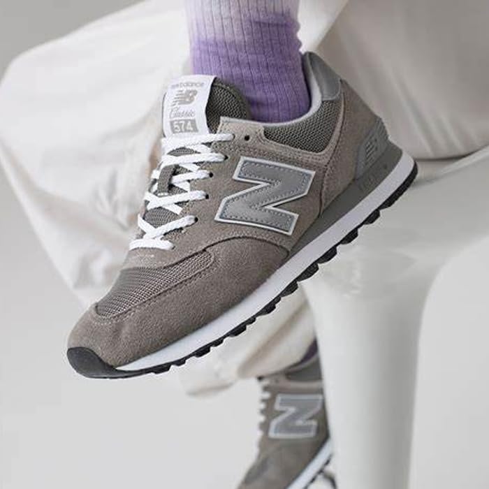 New Balance WL574 Sneakers Japanese Shoe Women's (EVG Gray, Size, Adult, Numeric, 23.0 Cm) [Used]