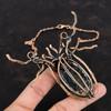 Black Rutile Necklace Copper Wire Wrapped Jewelry Handmade Necklace Adjustable Chain Necklace Natural Gemstone Jewelry Copper Wire Necklace