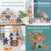 Wooden Bear Balance Stacking Toy For Kids Development And Hand Eye Coordination