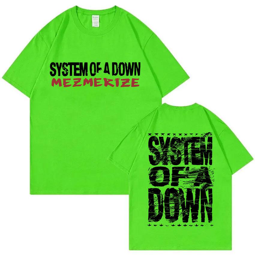

Футболки Rock Band System of A Down Mezmerize Мужские Женские Винтажные Альтернативный Метал Музыка Футболки Мужская Мода Оверсайз Футболка 4XL