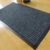 Modern Simple Patterned Corrugated Doormat With Absorbent Fibers For Indoor And Outdoor Use