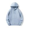 Heavyweight Drop Shoulder Pure Cotton Hooded Sweatshirt with Custom Logo and Printing