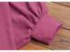 2023 Women's Solid Color Plus Size Loose Casual Long Sleeve Pullover