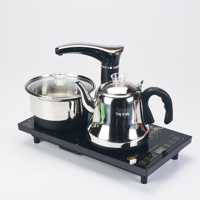 Electric Kettle Tea Set with Induction Cooker and Automatic Shut-Off