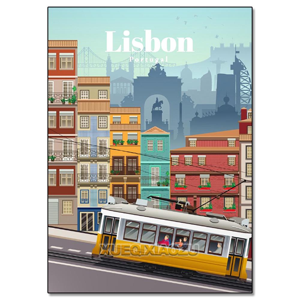 Urban Architecture Diamond Painting Decoration Diy Full Drill Santorini Madrid Rome Mosaic Inlay Cross Embroidery Set Gift