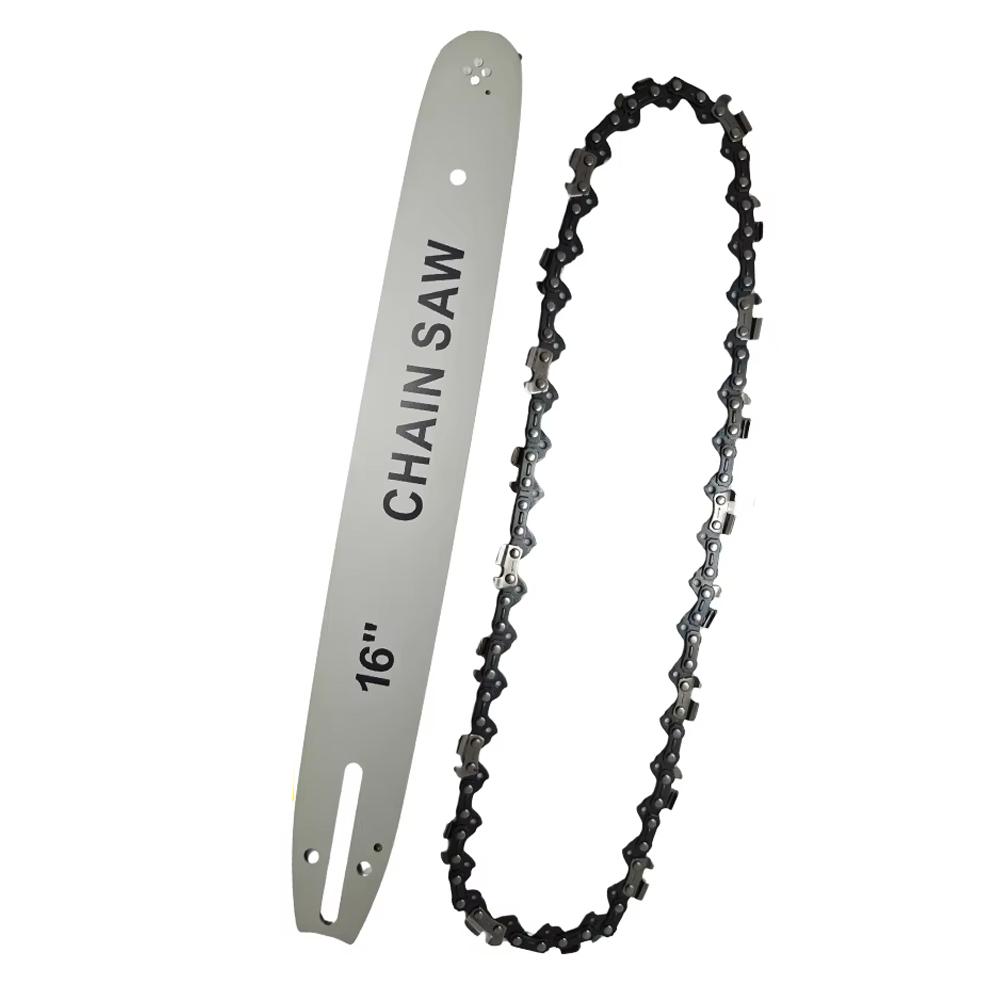 16 Inch Chainsaw Chain Chainsaw Guide Bar 56 Drive Links .050" Gauge 3/8" Pitch Chain Low-Kickback for Craftsman Echo Homelite