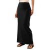 Women's Soft Fashion Casual Long Skirt High Waist Elegant Exquisite Long Skirt