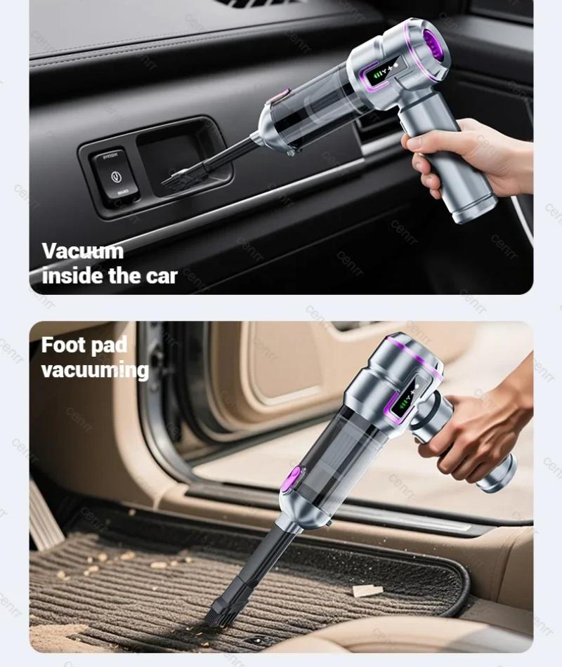 New 998000PA Car Vacuum Cleaner Rechargeable Cordless Portable Powerful Mini Car Vacuum Cleaner for Home Handheld Blower Car Cleaner