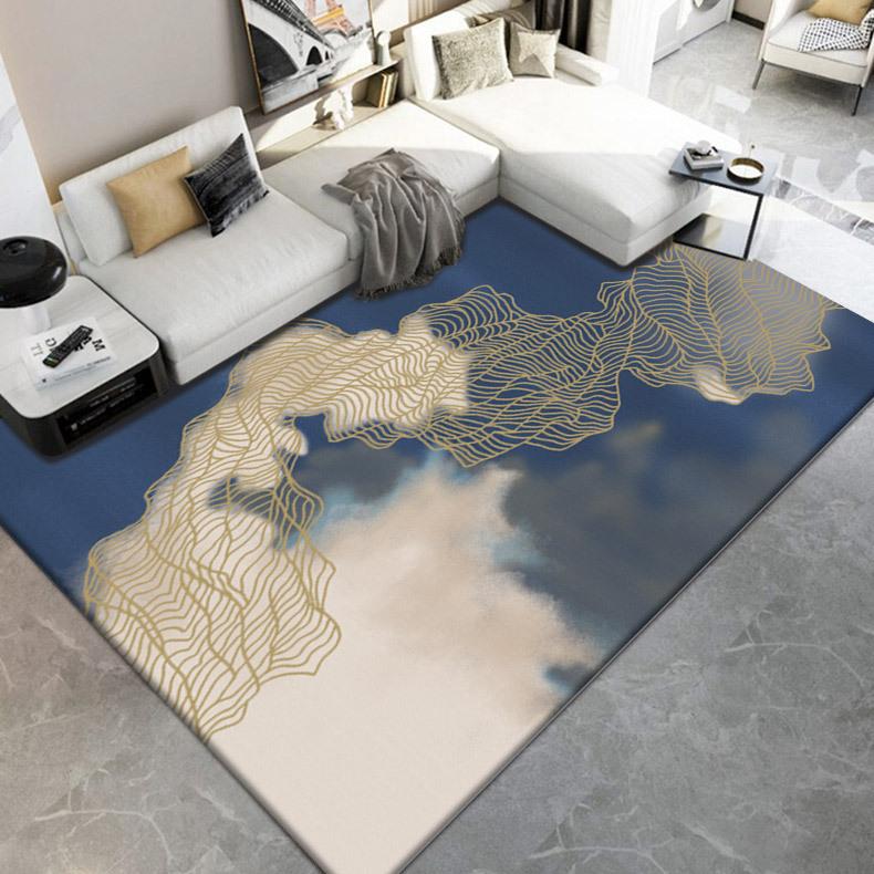 Living Room Large Area Carpet Bedroom Decor Gray Rug Home Soft Washable Floor Mat