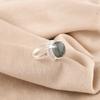 Oval Moss Agate Gemstone 925 Silver Birthday Cocktail Mother Gift Ring Jewelry RR-28-26