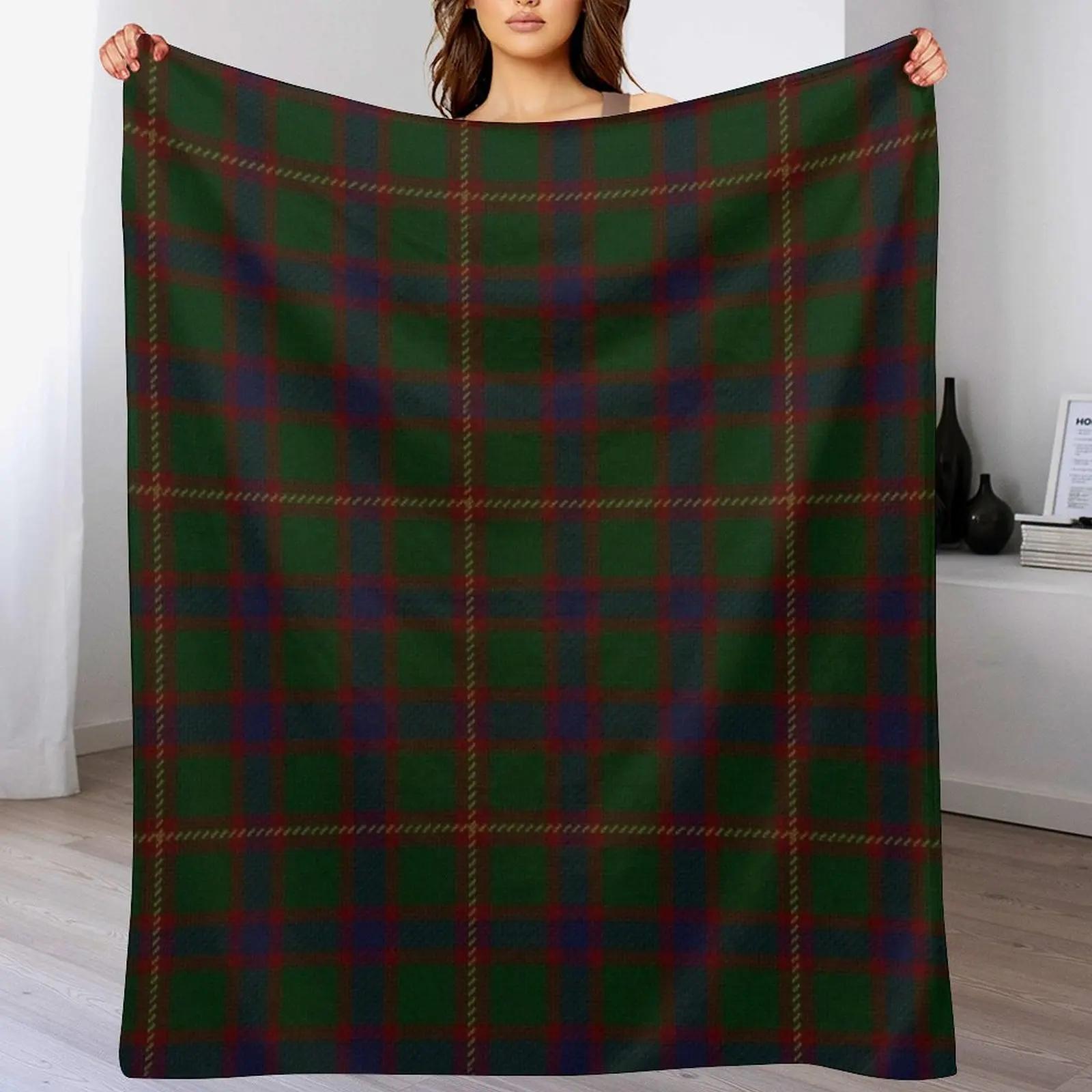 Clan Hall Tartan Throw Blanket Modern Design Soft Blanket for Home Decor 102x76cm(40x30in)