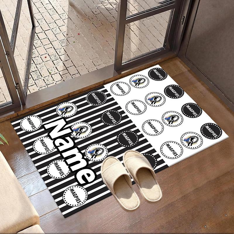 Custom Name Personalized Football Club Print Carpet, Versatile Home Decor Rug, for Playroom, Apartment, Balcony, Entryway, Hallway Gift