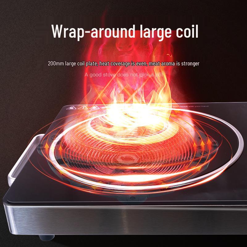 Multifunctional Infrared Electric Cooktop 110V-240V 2200W-3500W