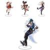 Genshin Impact Barbatos Keqing Barbara Hutao Acrylic Figure Stand Ideal For Decor