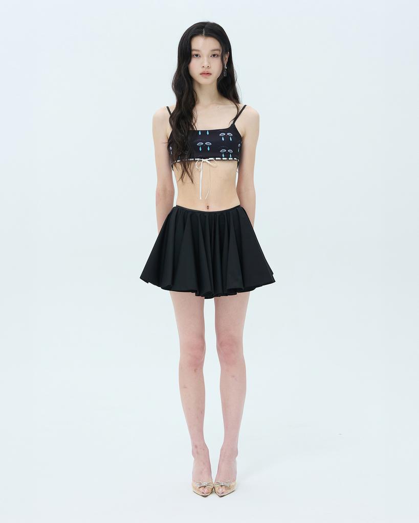 Leobyui Multi-Circle Skirt Black