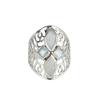 Garnet Statement Ring: Vintage 925 Sterling Silver