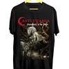 Gothic Horror Game Tshirt  Vampire Hunter ArtCastleVania Inspired Design Soft Round Neck Short Sleeve Tshirt