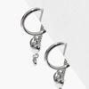 Rush Off Love Me Heart Ring Earring / Love Me Heart Ring Earrings (Silver Post)