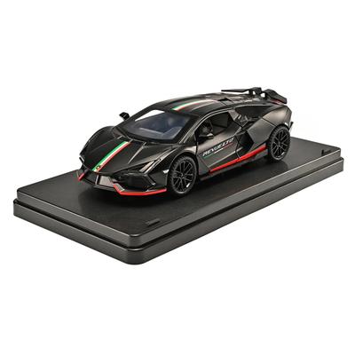 Modellino Auto in Lega 1/32 Lamborghini Revuelto Drift, Raffinato Ornamento da Scrivania, Il Miglior Oggetto da Collezione per Appassionati di Modelli di Auto, Regalo di Halloween