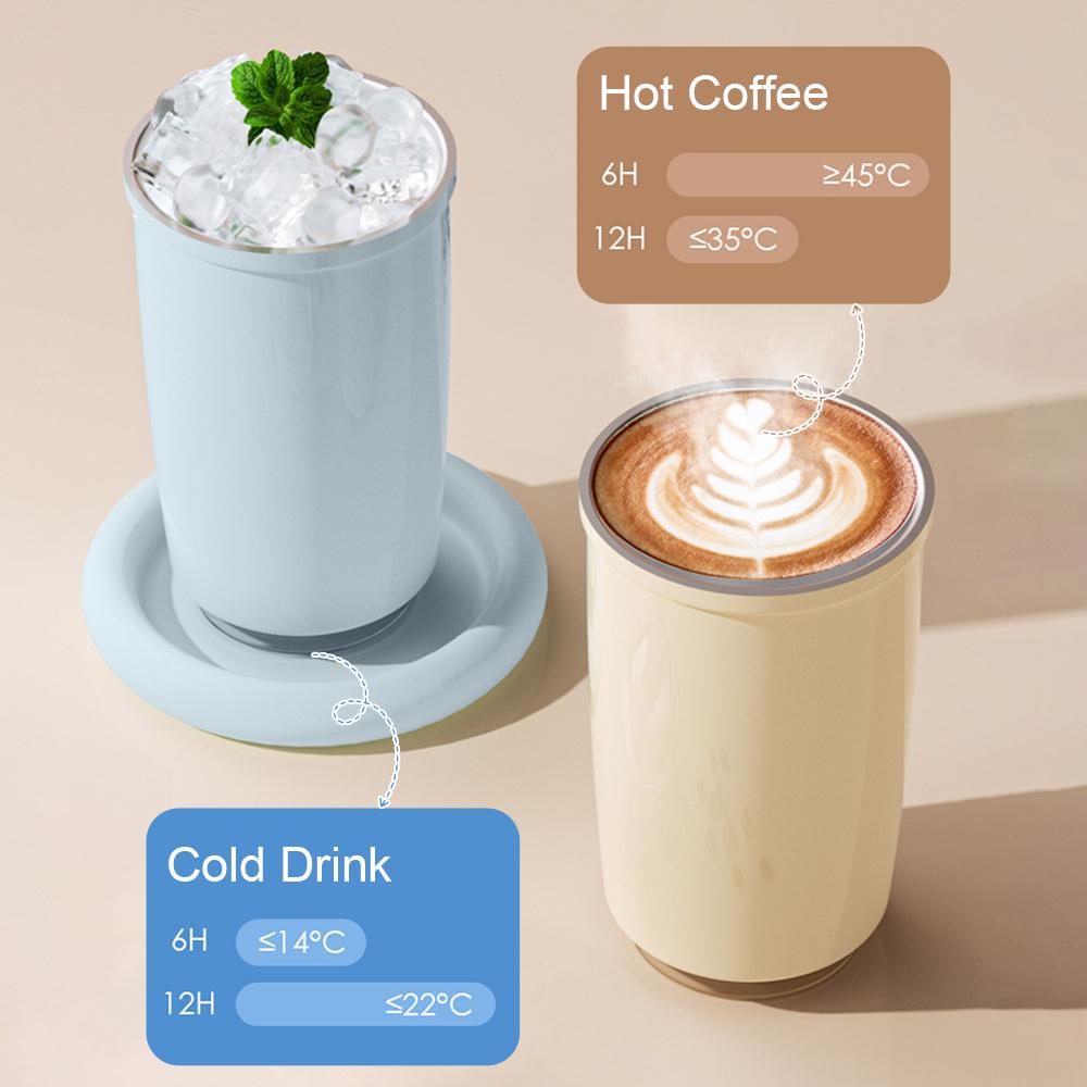 300ML Stainless Steel Coffee Cup With Straw Travel Insulated Water Bottle For Tea Coffee Mugs Leakproof Thermos Mug BPA Free