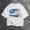 Ironic Wojak Graphic Tee, Y2K Internet Meme Shirt, 100% Cotton O-Neck