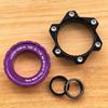 BOOST Center Lock Disc Brake Hub Conversion Kit: Front 100mm 15x110mm Rear 142mm 12x148mm with Washers/Spacers.
