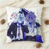 Anime Wemmbu Eggchan Tax Duo Doublesided Printed Square Decorative Cushion Cover for Sofa Living Room Home Decor