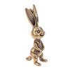 Vintage Brass Cute Rabbits Keychains Pendants Zodiac Animal Key Chains Hangings