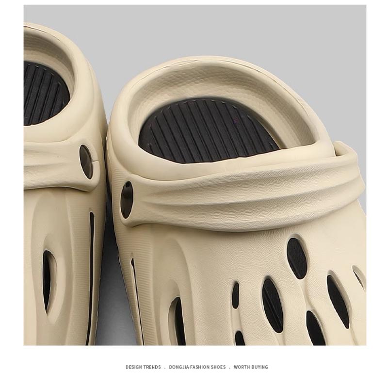 Men Sandals Summer Clogs EVA Garden Slippers Hole Shoes Beach Platform Sandals Couple Indoor House Bathroom Slides Plus Size 49