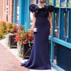 2025 Elegantes, schmales, langes One-Shoulder-Kleid für Brautjungfern