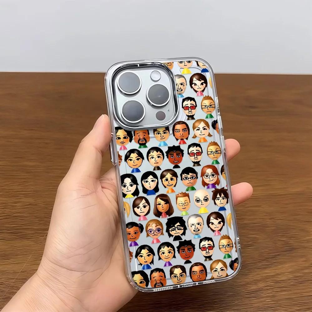 Interesting Cartoon Characters Full Screen Phone Case For IPhone 17e 17 16e 16 15 14 13 12 11 Pro Max Air Plus Transparent Cover