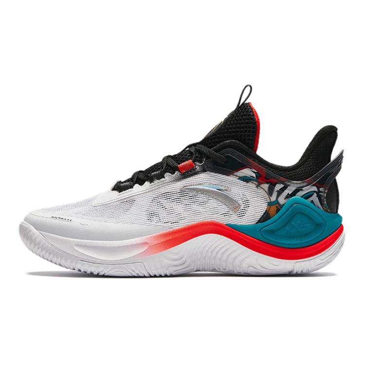 

Anta Kids Professional Basketball Shoes Kids Sneakers White Black Green 312421112-1 39