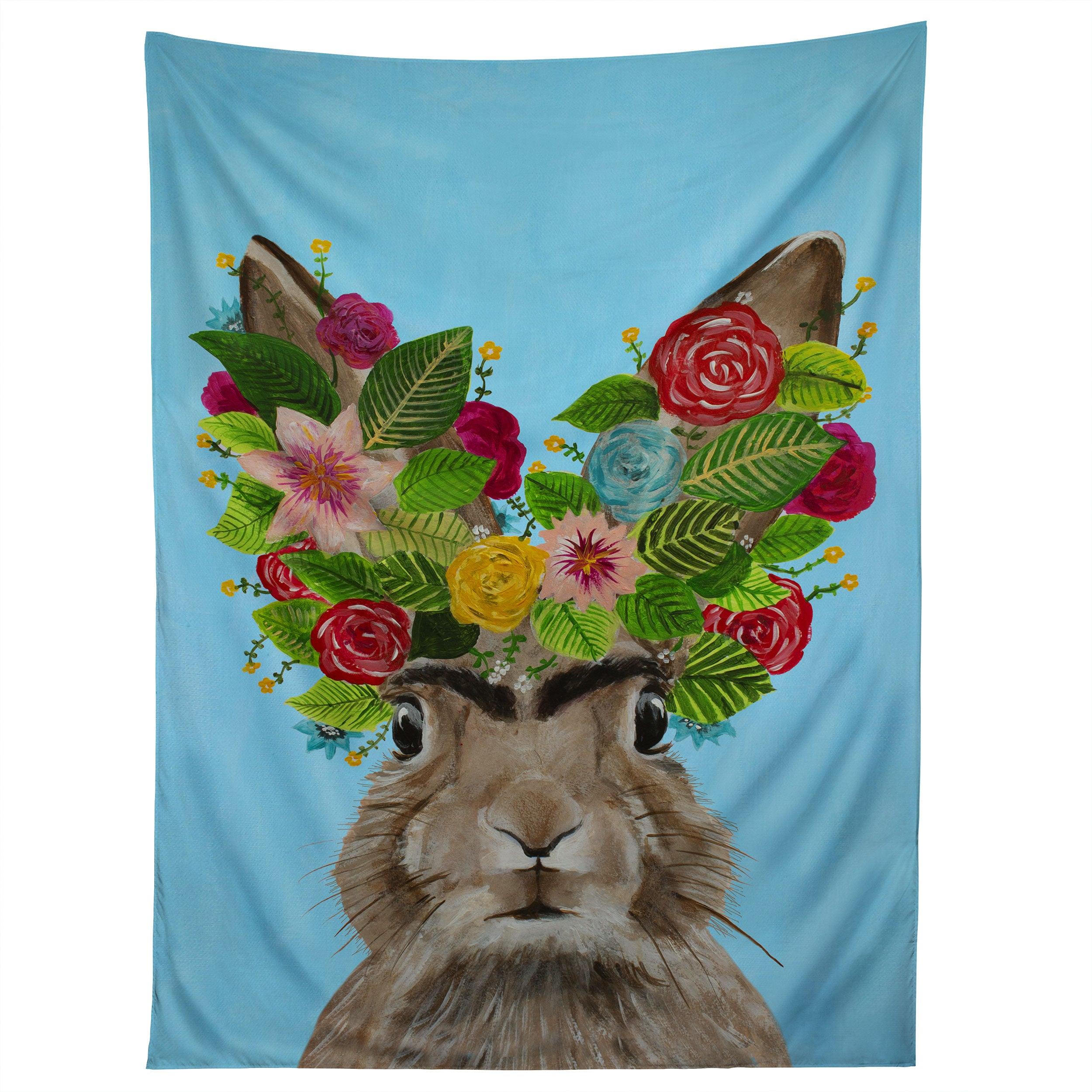 FRIDA KAHLO RABBIT tapestry 75x100