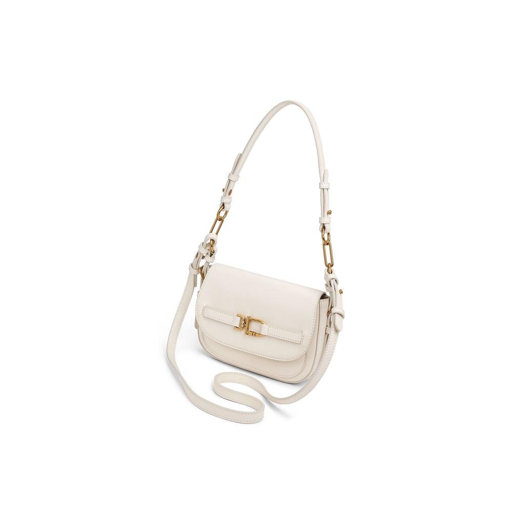 Charles & Keith Summer Minimalist Crossbody Bag Women bags Chocolate Black Cream CK2-80671870