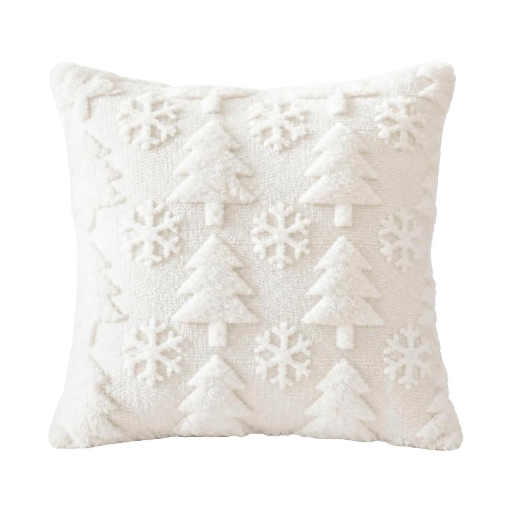 Reindeer Christmas Pillow Covers Plush Xmas Pillowslip Throw Cushion Case  Festive Holiday