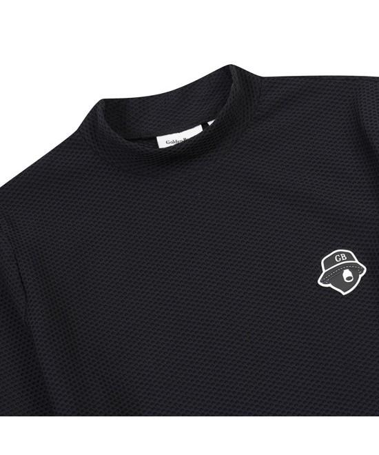 Goldeunbeeo (W) Mock-Neck Mesh Ls T-Shirt G5Tam26251Bkx