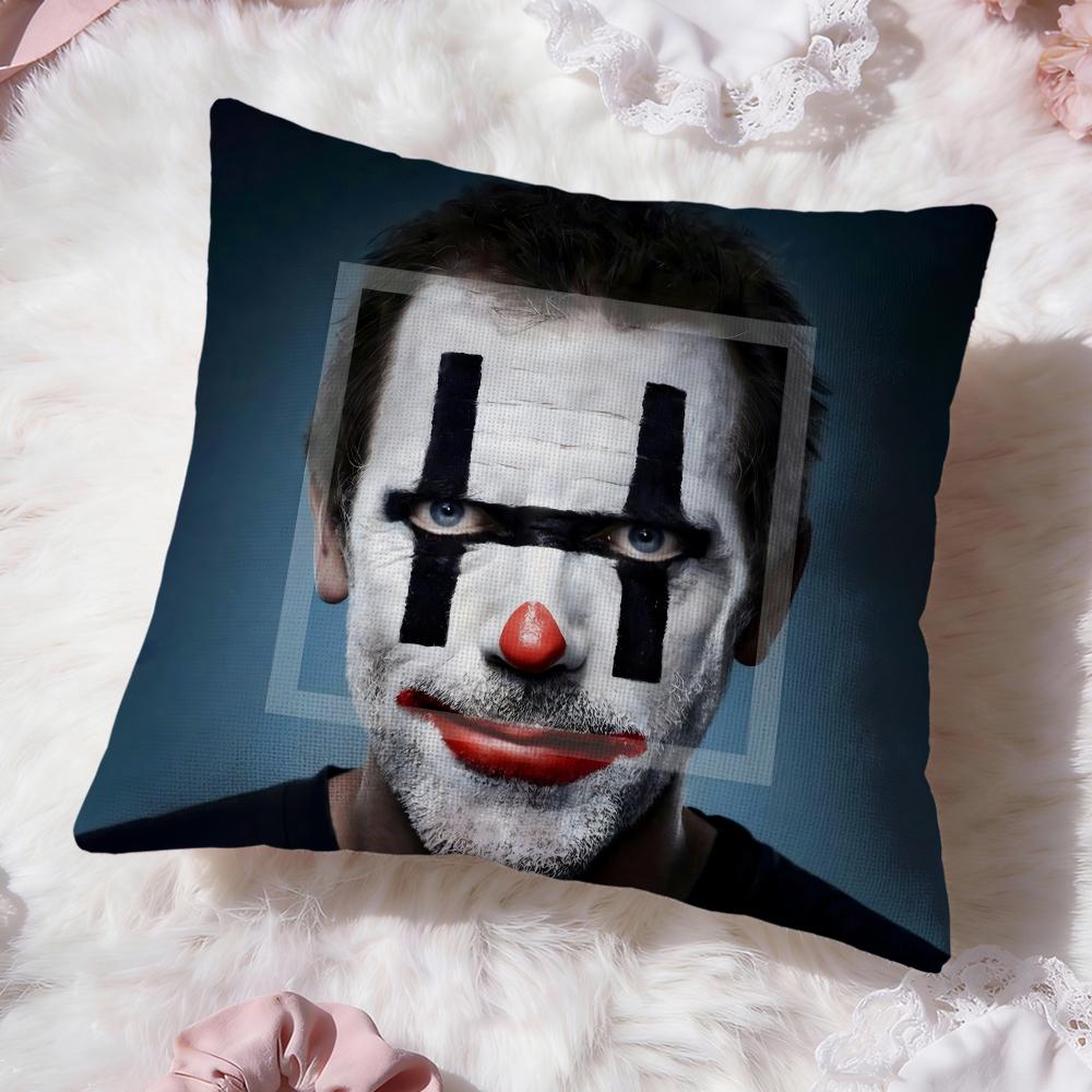 Dr H-House Tv Show Cushion Cover Premium Comfort Reversible Pillow Cove -Two In One Design for Any Room & Car Interior