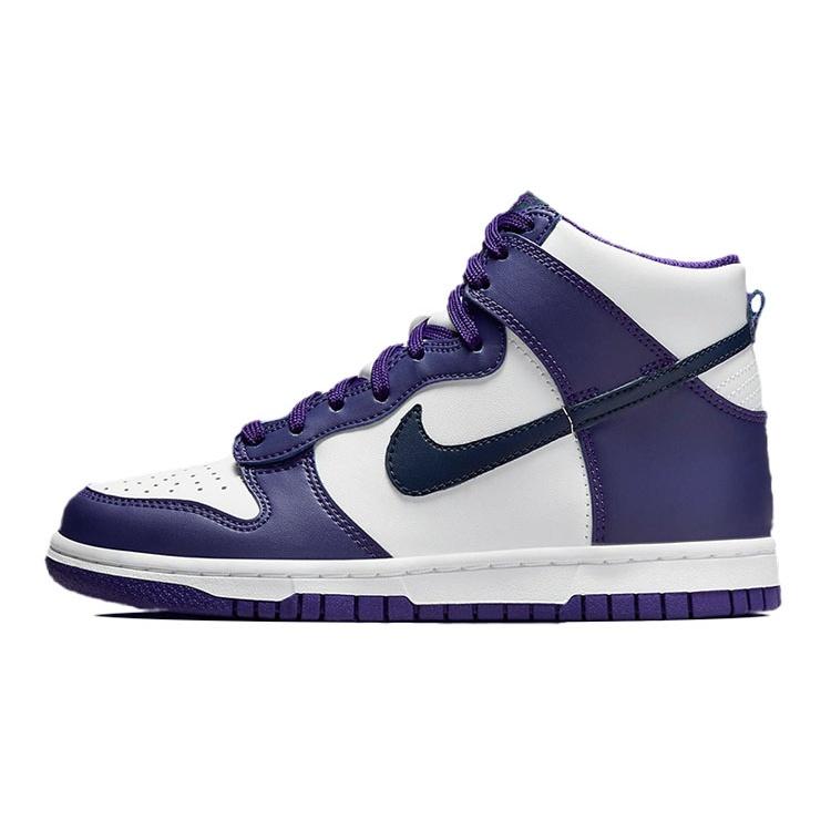 (GS) Nike Dunk High  White Midnight Navy  Kids  DH9751-100 EU 38