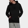 Adidas Originals Tref Rhinest Hd Embellished Logo Solid Color Sports Hoodie Men Black GN3648