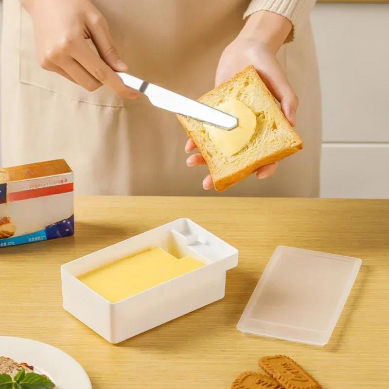 Butter Cheese Storage Box Butter Cutter Box With Lid And Countertop Butter Keeper For Refrigerator Kitchen 1