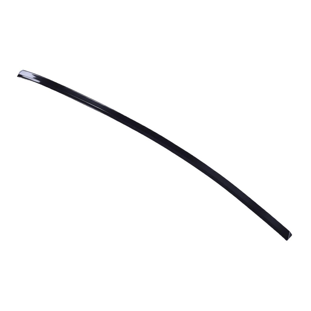 Car Rear Spoiler Roof Lip Rubber Low Noise Double Sides Adhesive Trunk Spoiler Trim Strip Sticker Black