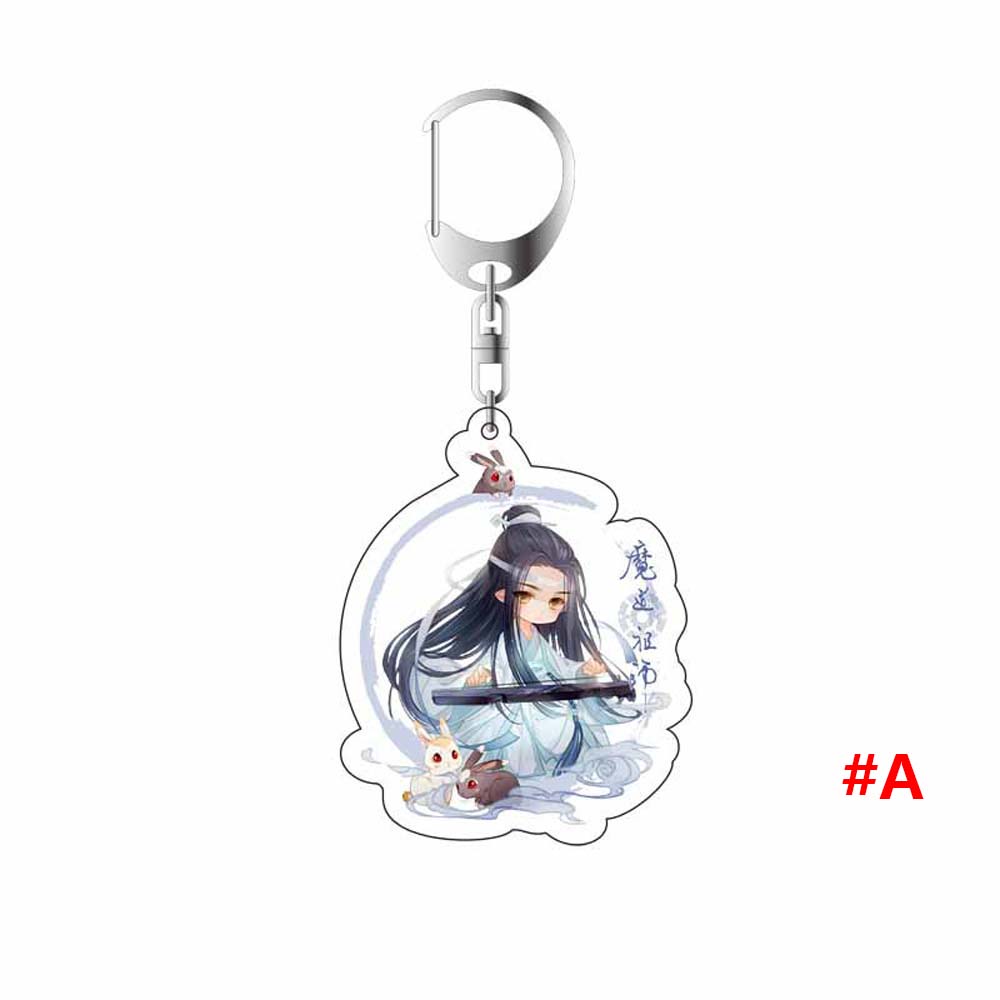 Wuxian Acrylic Grandmaster of Demonic Bag Pendant Mo Dao Zu Shi Keychain Key Ring Holder Key Rings