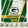Green Bay Packers Logo Wall Tapestry Aesthetic Wall Hanging Printed Fabric Blanket Decorative Tapestries for Bedroom Living Room Home Decor