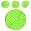Slow Feeder Mat for Dog Silicone Non Slip Licking Food Treats Butter Blue