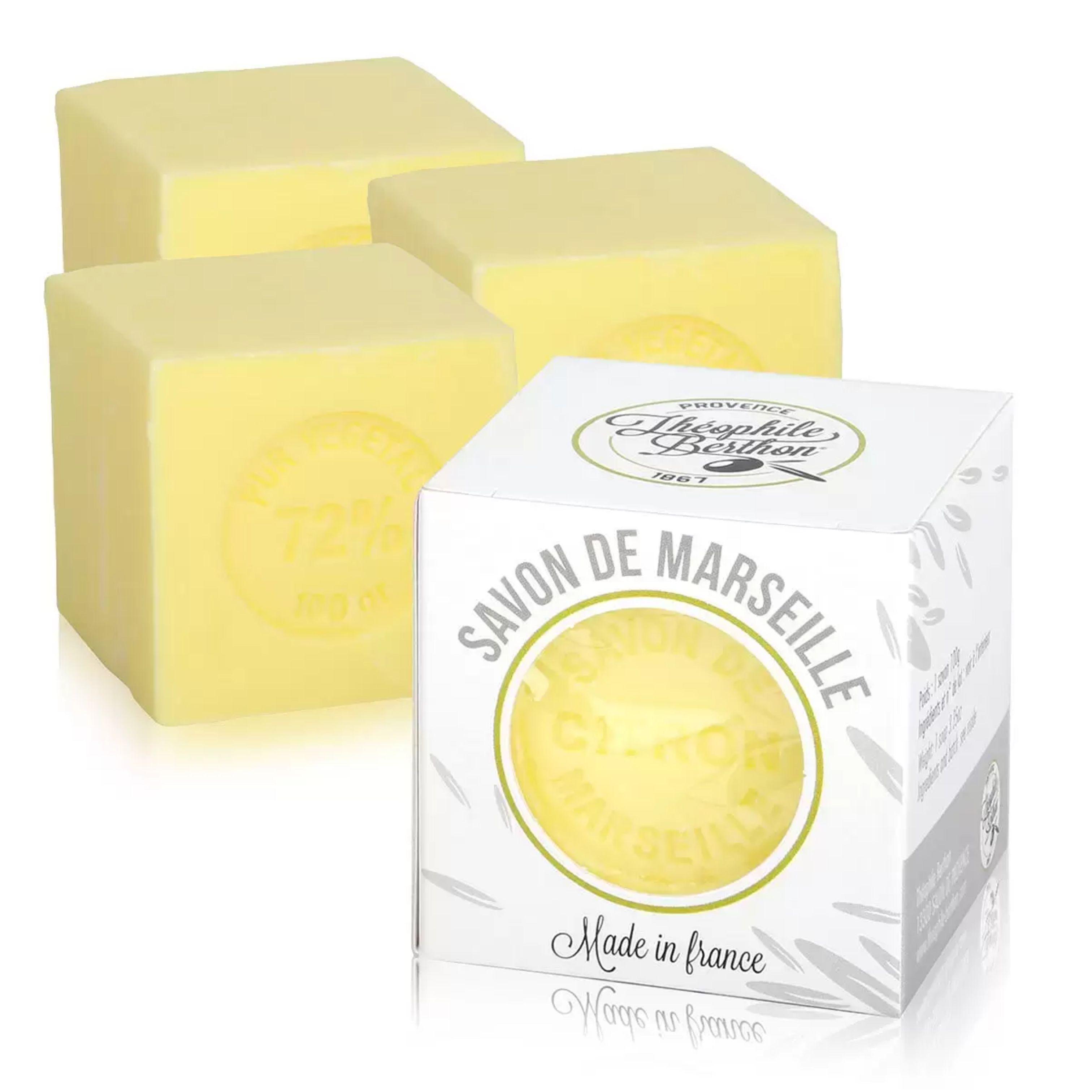Theophile Berthon Marseille Soap 100g x 4 Citrus